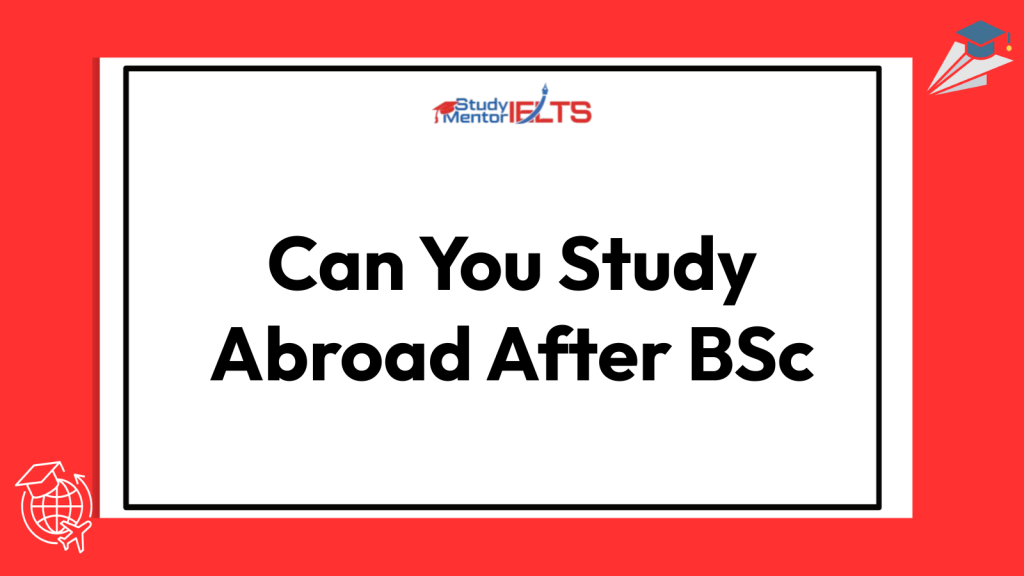 Can You Study Abroad After BSc