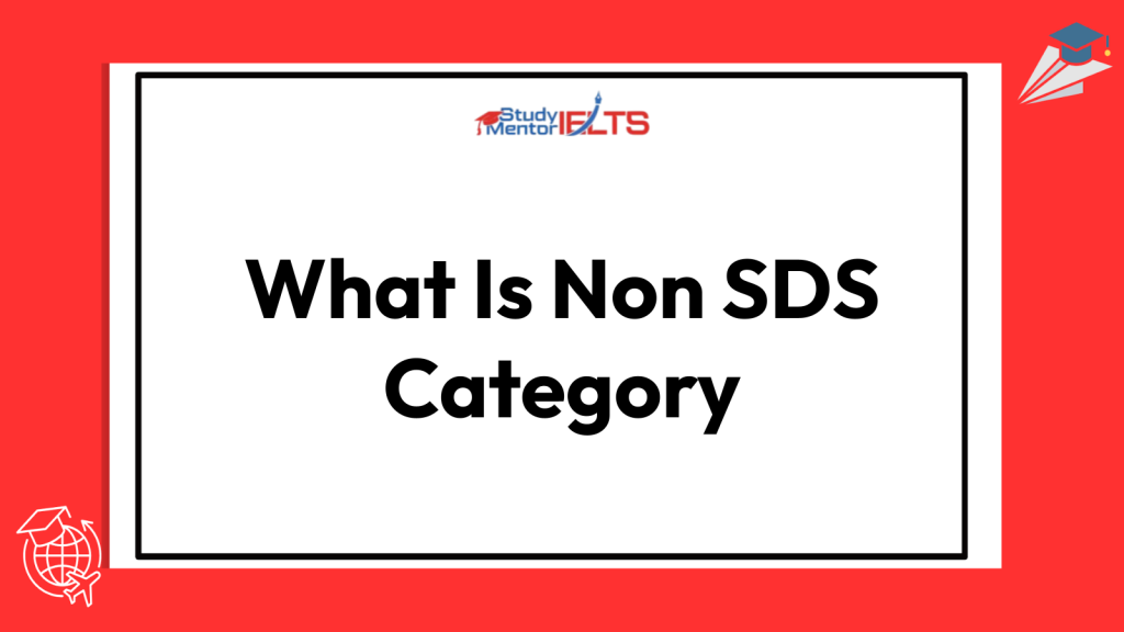 What Is Non SDS Category